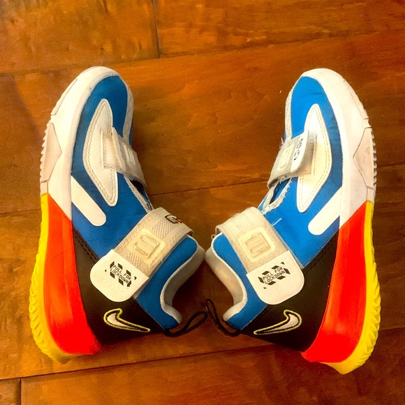 Nike LeBron James Soldier 13 XIII SFG Shoe Blue Crimson Size 12C - Picture 3 of 8